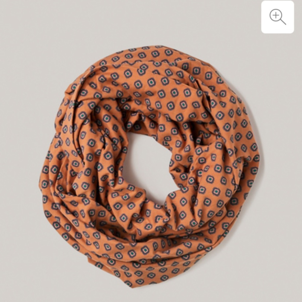 NWT Pact Infinity Scarf Geo Amber Ikat